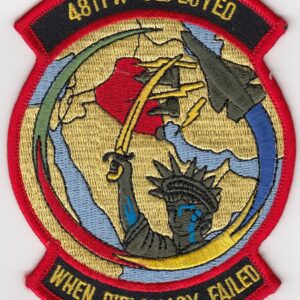 USAF 48 TFW Fighter Patch USAFE Wing F 111 Deployed Iraq