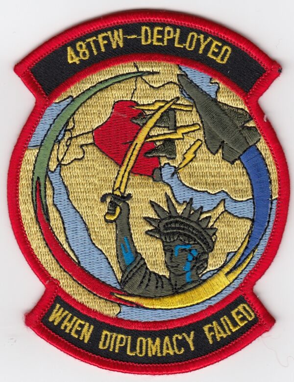 USAF 48 TFW Fighter Patch USAFE Wing F 111 Deployed Iraq