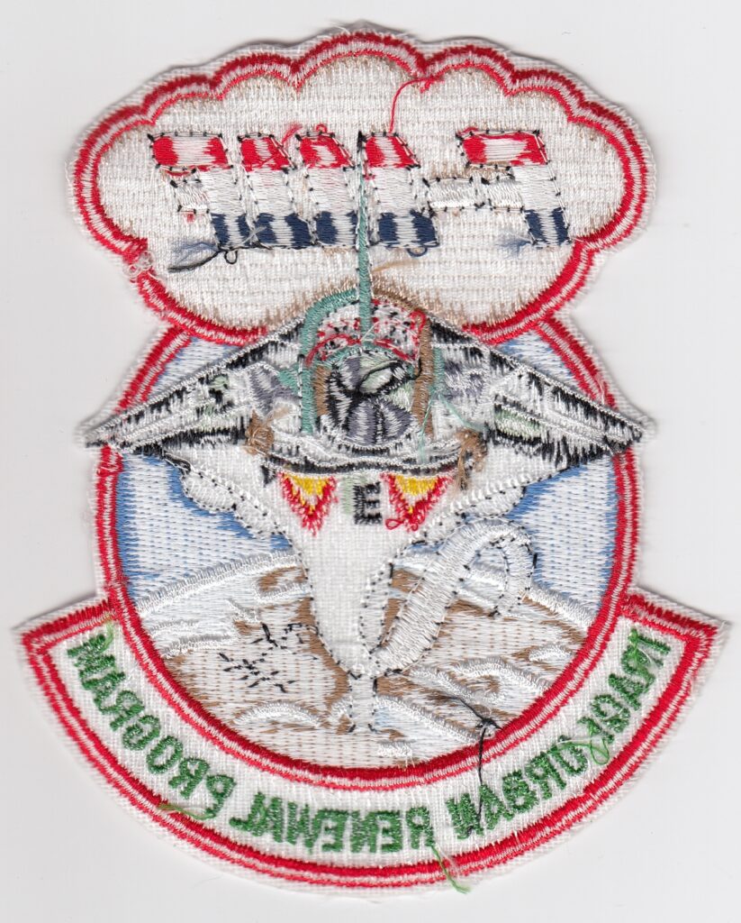 F119 Program Patch 48th TFW Urban Renewal Patch Deployed Iraq 1991 Variant K1