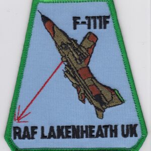 USAF 495 Tactical Fighter Squadron Patch USAFE TFS F 111F RAF Lakenheath Laser Aardvark