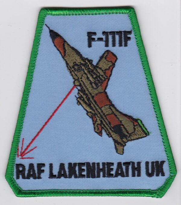 USAF 495 Tactical Fighter Squadron Patch USAFE TFS F 111F RAF Lakenheath Laser Aardvark