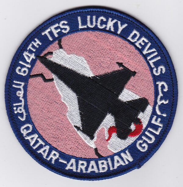 Qatar air force lucky devils patch.