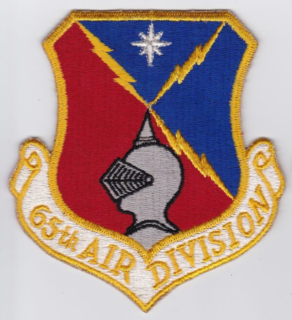 USAF 65 Air Division Patch Command USAFE Torrejon AB Spain