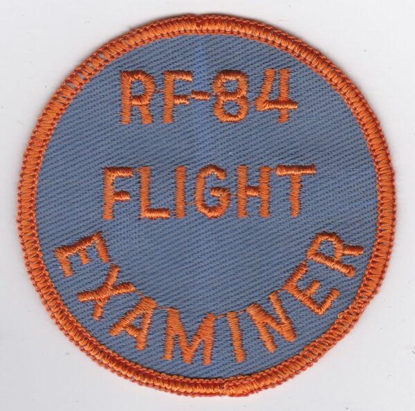 Rf 84 flight examiner patch.