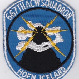 6th air force squadron hfn iceland patch.