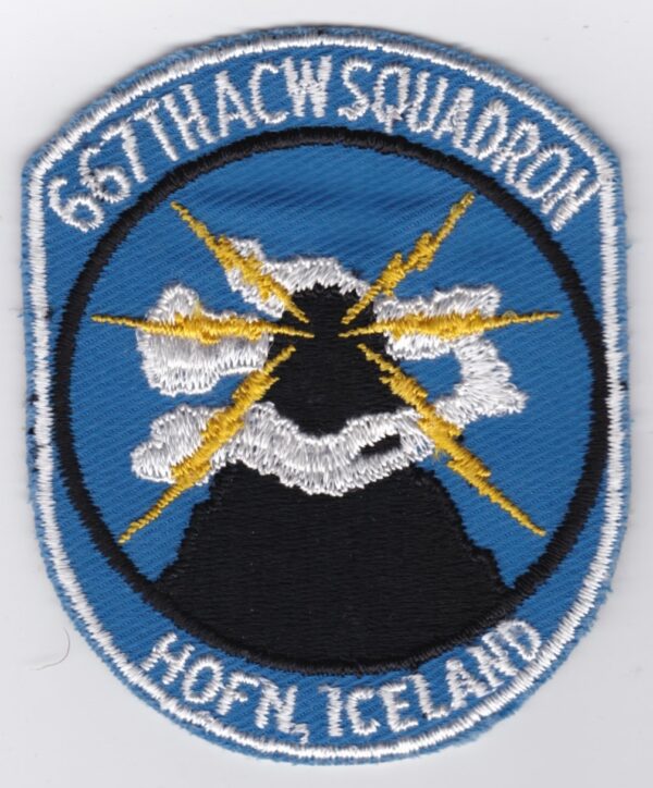 6th air force squadron hfn iceland patch.