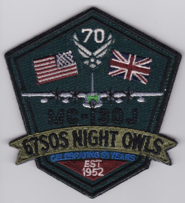 A patch that says mgos night owls.