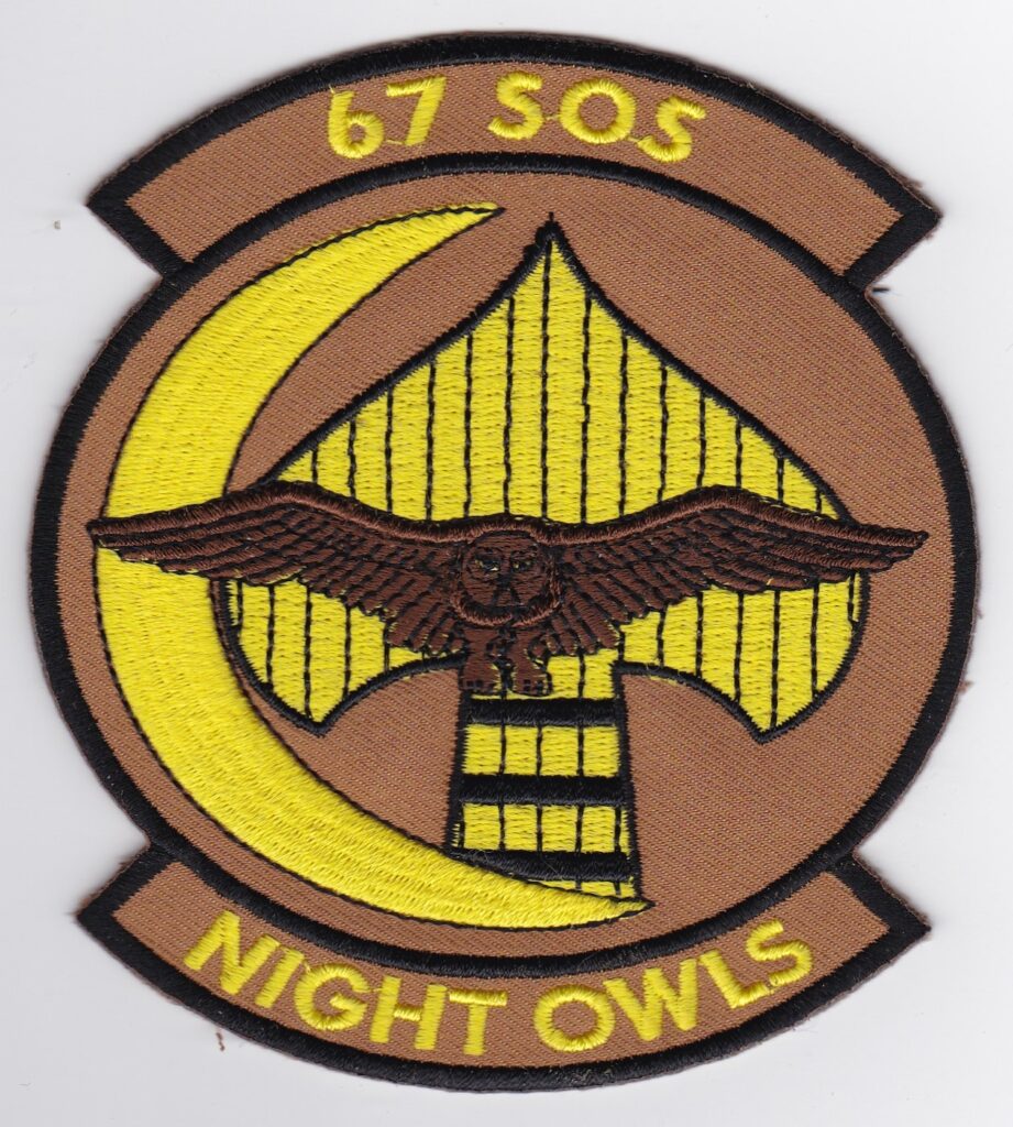 USAF Patch USAFE 67 SOS Special Operations Squadron MC 130P CSAR Liberia