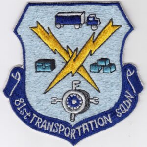 USAF 81 TFW Fighter Patch USAFE Wing F 101 Voodoo Transport