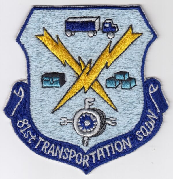 USAF 81 TFW Fighter Patch USAFE Wing F 101 Voodoo Transport