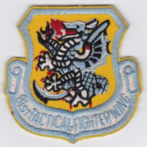 USAF 81 TFW Fighter Patch USAFE Wing A 10 Thunderbolt