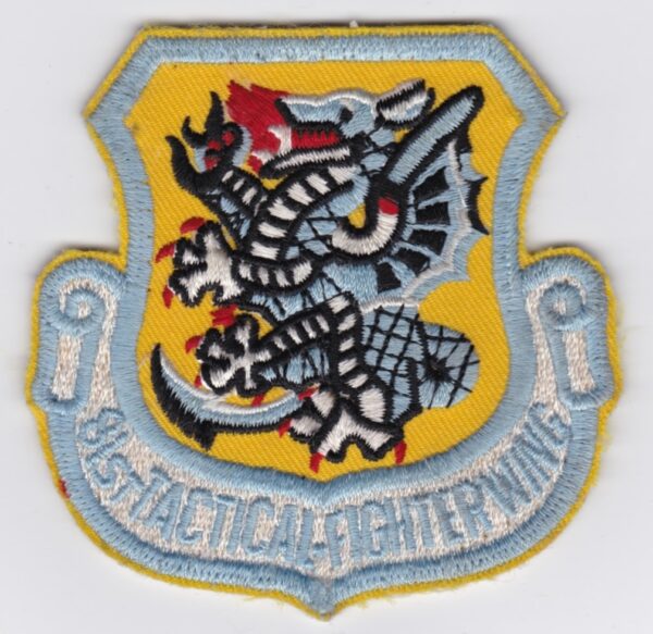 USAF 81 TFW Fighter Patch USAFE Wing A 10 Thunderbolt