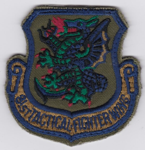 USAF 81 TFW Fighter Patch USAFE Wing A 10 Thunderbolt