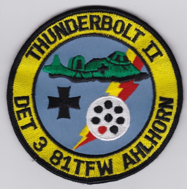 A patch with the words thunderbolt ii on it.