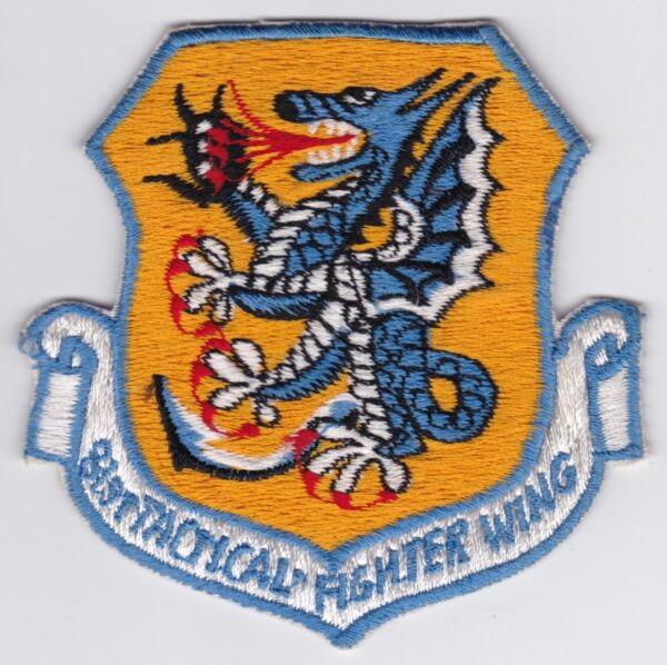 USAF Patch USAFE 81 TFW Tactical Fighter Wing RAF Bentwaters F 101 Voodoo