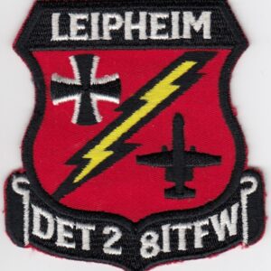 A patch with the words lepheim det 2 8th fw.