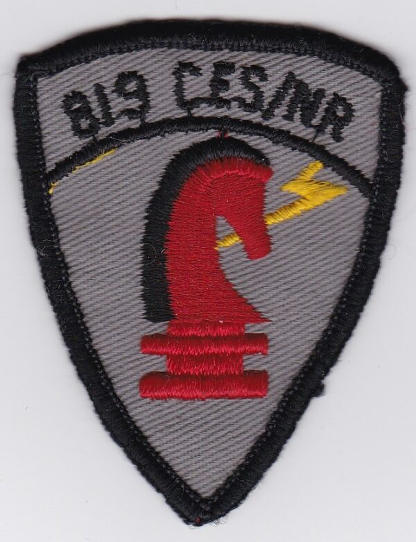 A patch with the word big csnr on it.