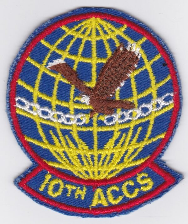 USAF 10 ACCS Squadron Patch USAFE Airborne Command