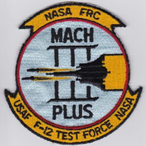 Nasa mach plus test force patch.