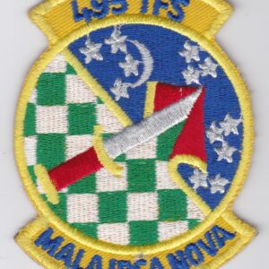 USAF 495 TFS Tactical Fighter Squadron Patch USAFE RAF Lakenheath F 111F Aardvark