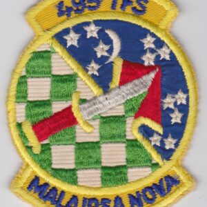 USAFE 495 TFS Fighter Patch USAF Tactical Fighter Squadron RAF Lakenheath F 111 Aardvark late 1970s British made