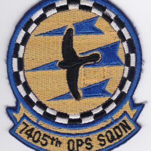 A patch with the words 775th ops soon on it.