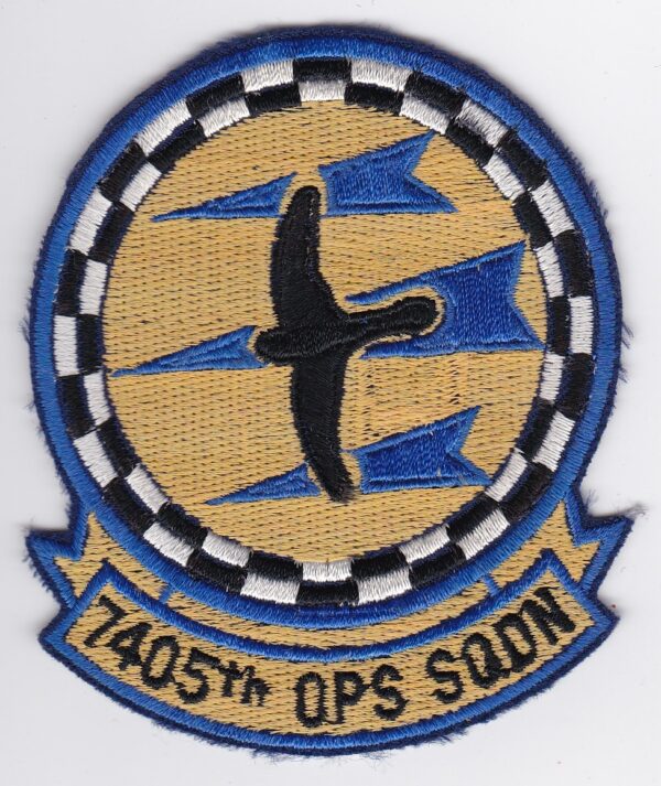 A patch with the words 775th ops soon on it.