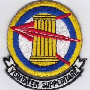 A patch with the words'territorial supreme' on it.