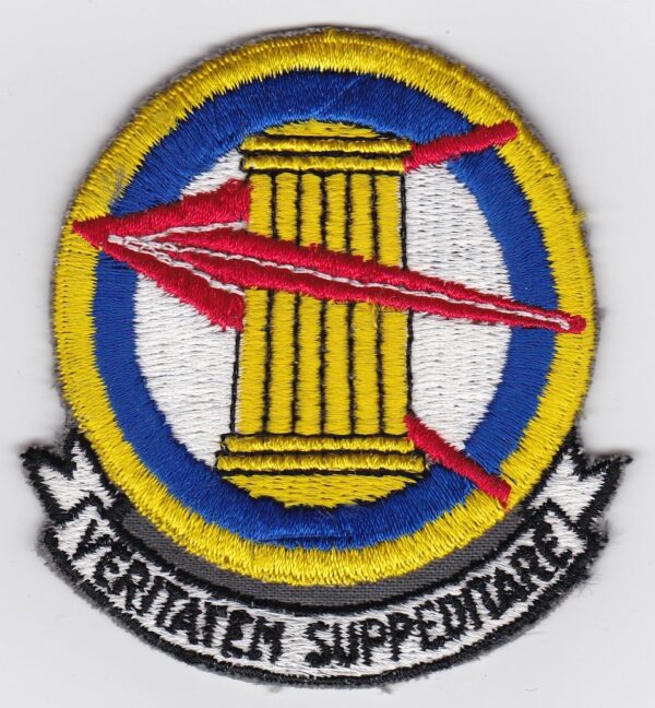 A patch with the words'territorial supreme' on it.