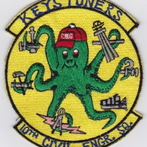 A patch with an octopus on it.