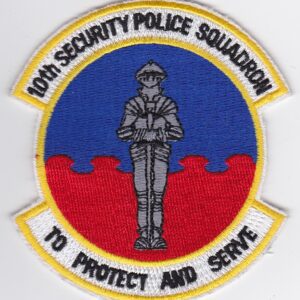 10th security police squadron patch.