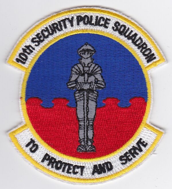 10th security police squadron patch.