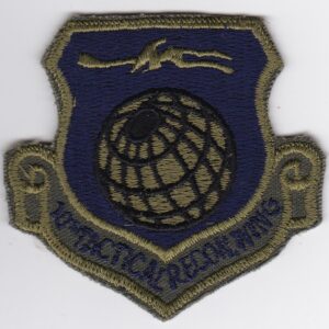 A patch with the emblem of the air force.