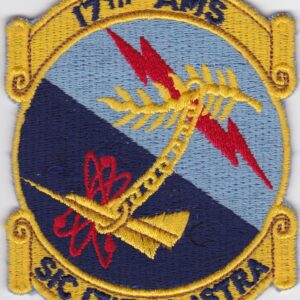 17th air mobility squadron sct tur ad astra embroidered patch.