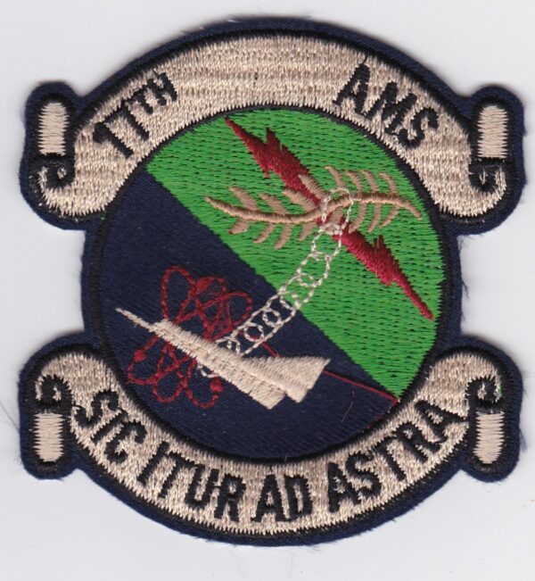 A patch with the word amma on it.