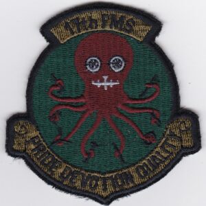 A patch with an octopus on it.