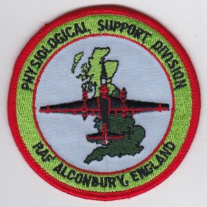 A patch with the words psychological support squadron england.