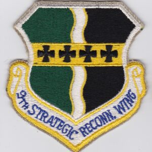 9th strategic reconnaissance squadron patch.