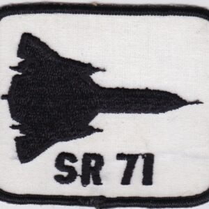 A patch with the word sr71 on it.