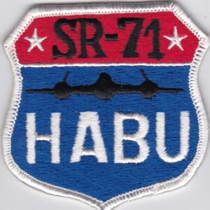 A patch with the words sr-71 habu on it.