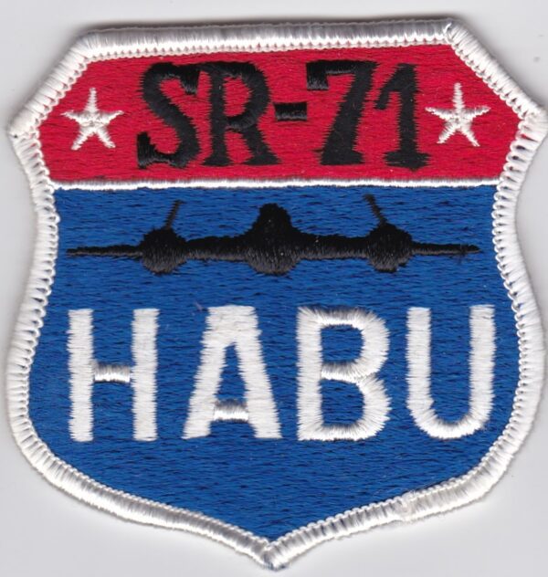 A patch with the words sr-71 habu on it.