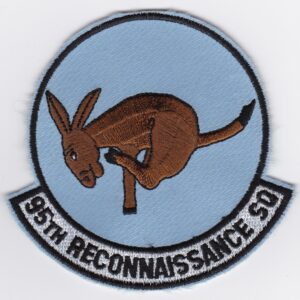 A patch with a donkey on it.