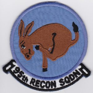 A badge with a donkey on it.