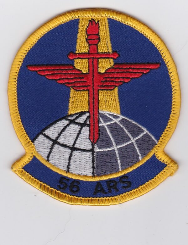 USAF 56 ARS Rescue Patch USAFE Air Rescue Squadron CSAR Patch HH 3 Jolly Green Giant HH 60G Pave Hawk Keflavik NAS Iceland