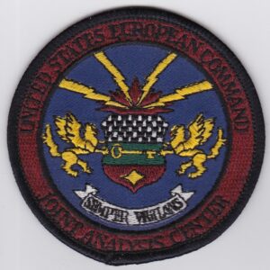 A patch with the logo of the united states peruvian command.