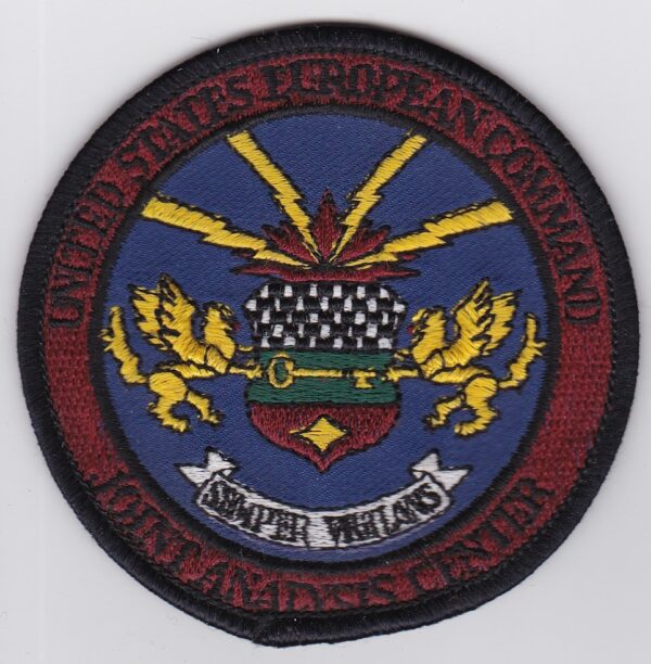 A patch with the logo of the united states peruvian command.