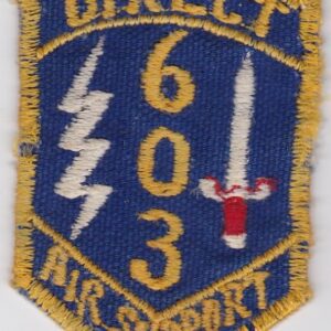 USAF PACAF Air Support Patch 603 DASS Direct Air Support Squadron Forward Air Control