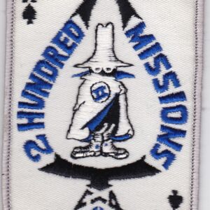 A patch with the words 2 hundred missions vietnam.