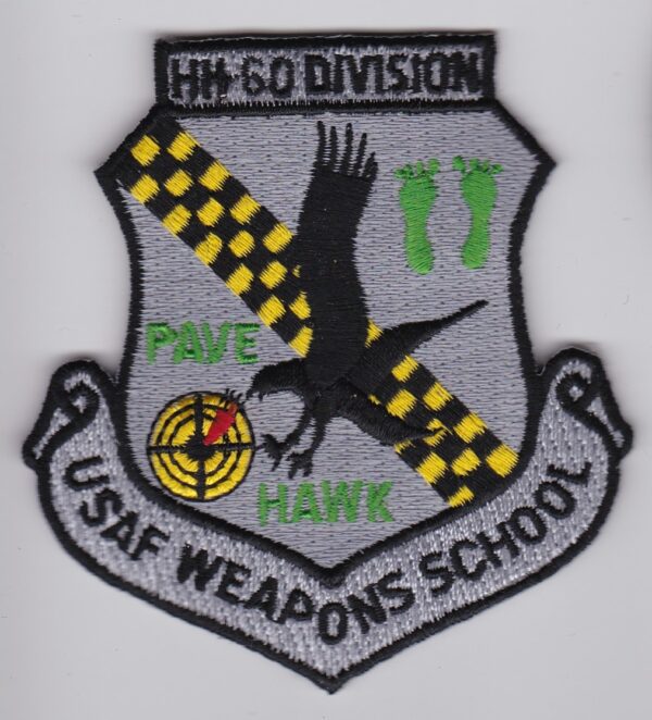 A patch with the words hms division on it.