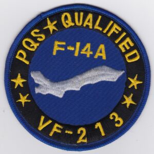 A patch with the words pss qualified f - 14 vf - 13.